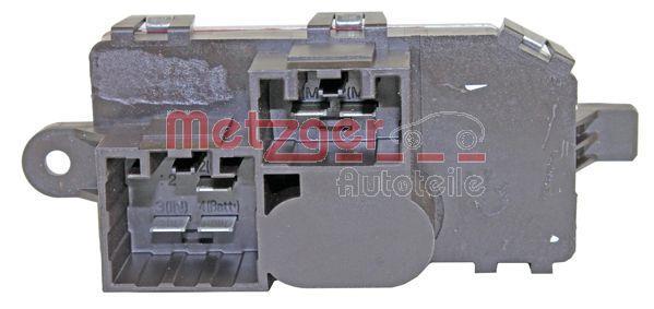 Résistance, pulseur d'air habitacle (Élément de commande, chauffage/ventilation) METZGER ref. 0917236